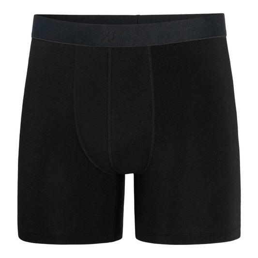 Ballkeeper boxer herre svart modal, front