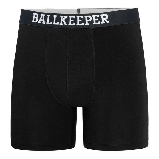 Ballkeeper boxer herre svart logo modal, front